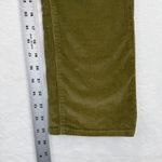 Veronica Beard CARLY KICK FLARE HIGH RISE CORDUROY PANTS SIZE 25 OLIVE GREEN Photo 3