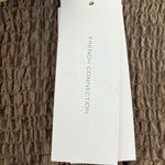 French Connection Dress Boza Crinkle Woven Mock Neck L/S Smocked Yoke Sz L NWT Photo 10