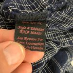 The Hanger E M Women's Long Sleeved Plaid Button Down Top Size Medium Photo 5