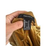 Forever 21 F21 Gold Velvet Long Sleeve Dress Size Small Photo 5