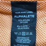 Alphalete EXP Tech Windbreaker Pullover Quarter Zip Hooded Jacket Peach Large Photo 7