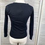 Aeropostale Cropped Cardigan Rhinestone Buttons Black-XS Photo 2