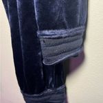 Free People  Navy Velvet Jogger Set S Photo 4