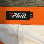 PGM Women's Breathable High Waste Orange Golf Athletic Skort 29 Photo 5