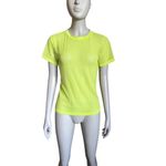 Victoria's Secret Victoria’s Secret Neon Yellow Mesh Short Sleeve Top Photo 1