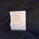 Black stretch satin, deep cowl neck slip dress with adjustable straps Photo 4