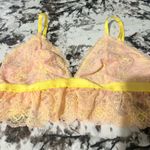 BOUTIQUE Blossom Embroidered Non Wired Bralette Size M/L Yellow Size M Photo 1