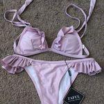 Zaful Ruffle Pink/purple Bikini  Photo 0