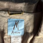 Marciano  Beige and Chocolate 100% Leather Trench Coat Photo 1