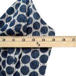Anthropologie Waverly Grey Morin Dress Women S Blue White Polka Dot Button Front Photo 4
