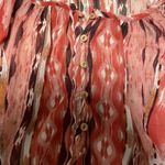Liverpool coral ikat blouse sz L Photo 3