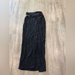 JLUXLABEL  Black Maxi Skirt with High Slit Photo 10