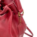 Coach VINTAGE Glove Tanned Red Leather Sling Backpack COMES WITH: COA 9992 Photo 11