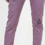 Altar'd State Altar’d State Girlfriend Jean Distress Mauve Pink Photo 0
