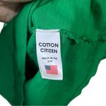 Cotton Citizen Tokyo Long Sleeve Cotton Mini Dress in Kelly Green XS Photo 4