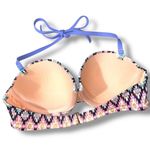 Victoria's Secret Victoria Secret The Flirt Bandeau Colorful Patterned Bikini Top Photo 1