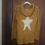 Wooden Ships  Mohair Cowl Neck Star Print Sweater Size S Photo 1