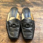 Nordstrom  Female Flats (Amelia) slide mule black leather size 8 Photo 1