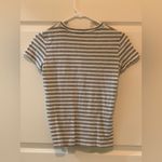 Vince Striped Gray and White Women's Top. Size-X-Small Photo 2