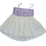 ASOS DESIGN crochet babydoll mini sundress in stone Photo 1