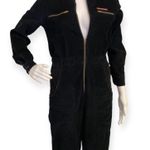 80s Vintage Jean St. Germain Jumpsuit Black Size 4 Photo 4