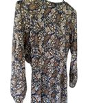 Natural Life  Navy Paisley Tie Waist Maxi Dress Photo 6