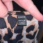 SheIn Clasi Leopard Print Overlap Collar Lantern Sleeve Peplum Blouse Photo 10