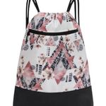 Cherry Blossom Drawstring Backpack Durable Lightweight Gym Backpack NWT Photo 0