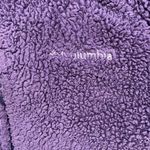 Columbia  Jacket Womens Large Purple Fleece‎ Zip Coat Outdoors some sleeve wear Photo 3