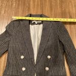 Veronica Beard  Pinstripe Beacon Dickey Jacket linen cotton blazer size 0 Photo 9