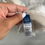 Old Navy Grey White Checkered Scarf One Size Photo 3