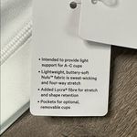 Lululemon Flow Y Bra Nulu Light Support White Yoga Sports Bra Size Size 10 Photo 7