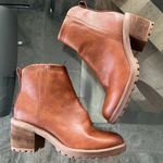 Zodiac Greyson Block Heel Boots in Cognac Size 6.5 New w/o Box Retail $149 Photo 1