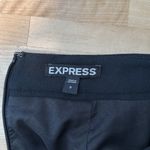 EXPRESS  Black Woven Pencil Skirt w/Ruffle, 8 Photo 4