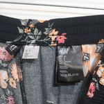 H&M Divided Black Floral Pants Sz 8 Photo 5