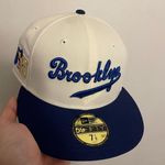 New Era Cap Hat club noho exclusive frosty preme Brooklyn dodgers Jackie Robinson 75 years patch size 7 1/8 brand new Photo 1