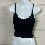 Garage  Black Lace Trim Cami Tank size S Photo 7