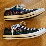 Converse Chuck Taylor All Star Ox "All Of the Stars" Women Shoes Black-White- 7M Photo 1