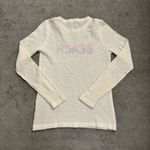 Two Bees Cashmere Rainbow Beach Sweater Long Sleeve NWOT Pink Photo 1