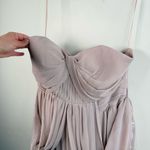 Birdy Grey Birdy Gray Taupe Grace Convertible Formal Dress With Slit Photo 3