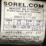 Sorel  Premium Women's Size 7 Boots  CVS NL1717-435 Blue Waterproof Snow Boots Photo 5