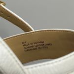 Talbots  Womens Keri Flats 8 Sandal Sling Back Leather Coastal Nautical White NEW Photo 10