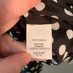 J.Crew  Printed Scoop Neck Blouse Polka Dots Black Photo 6
