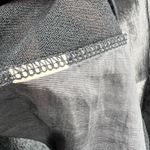 Cora Groppo Womens Top Black Metallic Sheer Short Sleeve Edgy Designer Size S/M? Photo 3