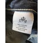 D9 Slick Distressed Rhinestone Studded Embellished Pocket Boot Cut Jeans 29" Blue Photo 3