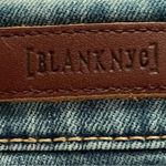 BLANK NYC Skinny Classique distressed blue medium wash jeans, size 28” low rise Photo 8