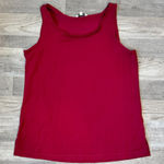John Mark  Burgundy Sleeveless Knit Top F30 Photo 0