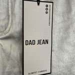 Almost Famous Women’s 11 Metallic Silver Dad Jeans New Photo 2