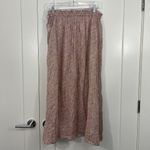 J.Crew  Medium Purple, Green Boho Paisley Wrap Maxi Cotton Voile Skirt w/Pocket Photo 10