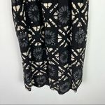 Madewell Starview Batik Grid Silk Cami Dress Racerback Black Size 4 EUC L1579 Photo 4